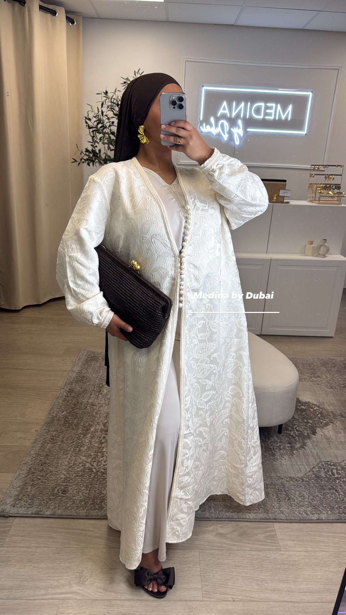 Kimono Brocard Luxe [ crème ]