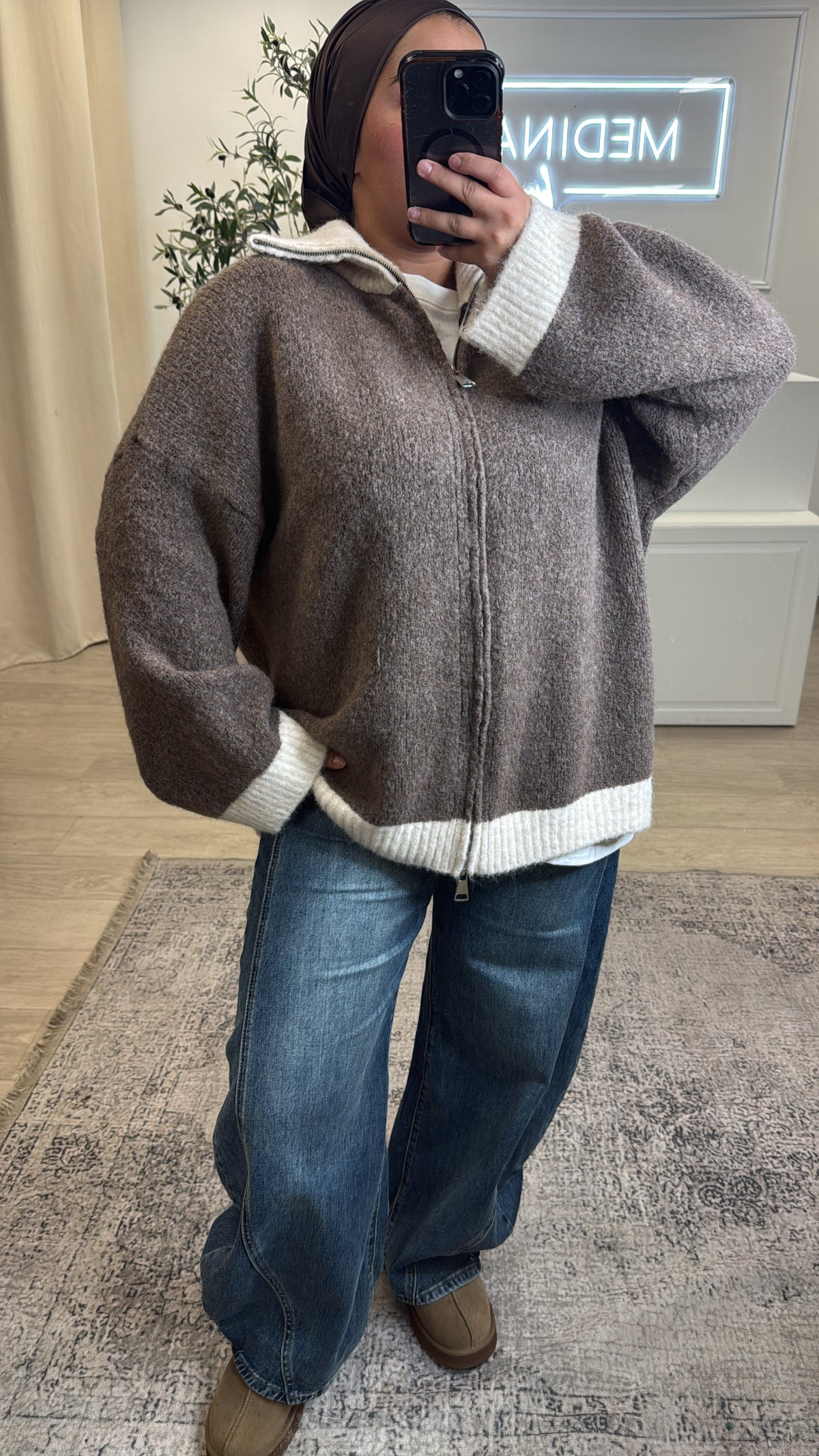 Gilet Yasmine [ mocca ]