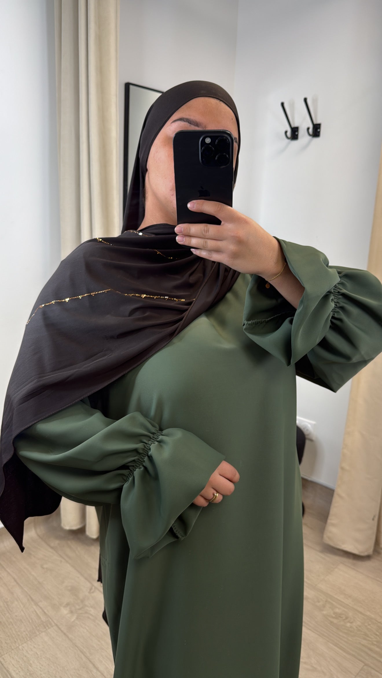 ABAYA JASMINE [ kaki ]