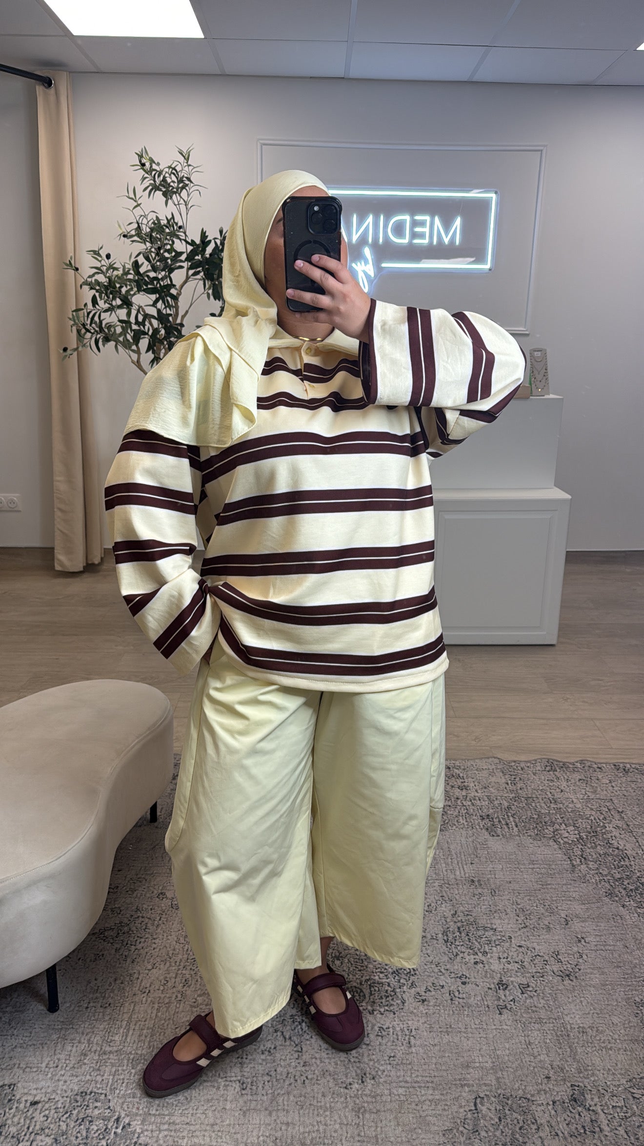 PANTALON OVERSIZE [ jaune ]