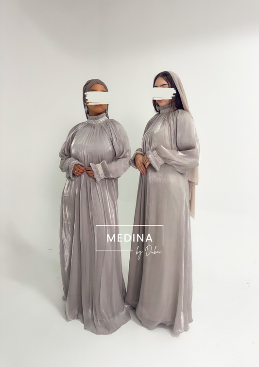 Robe Soumaya [ argenté ]