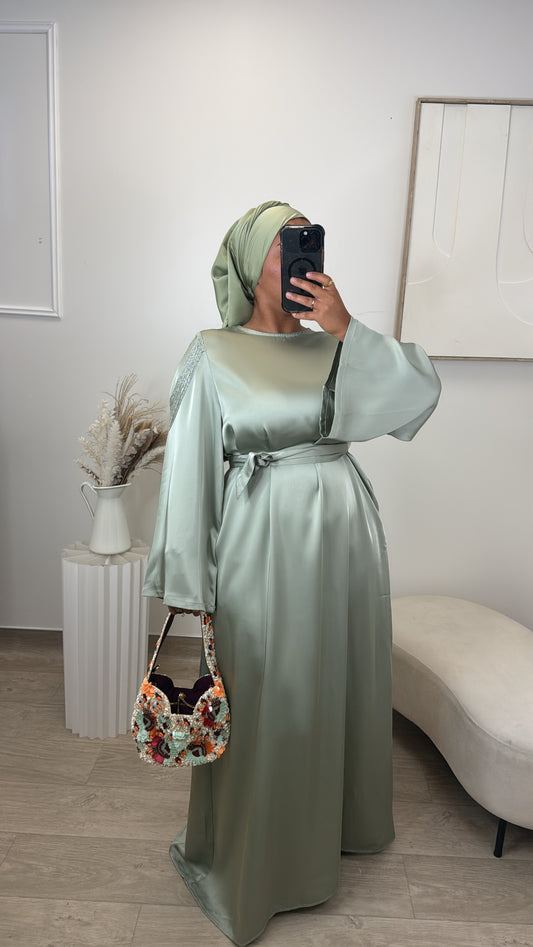 Robe Chloé [ vert d’eau ]
