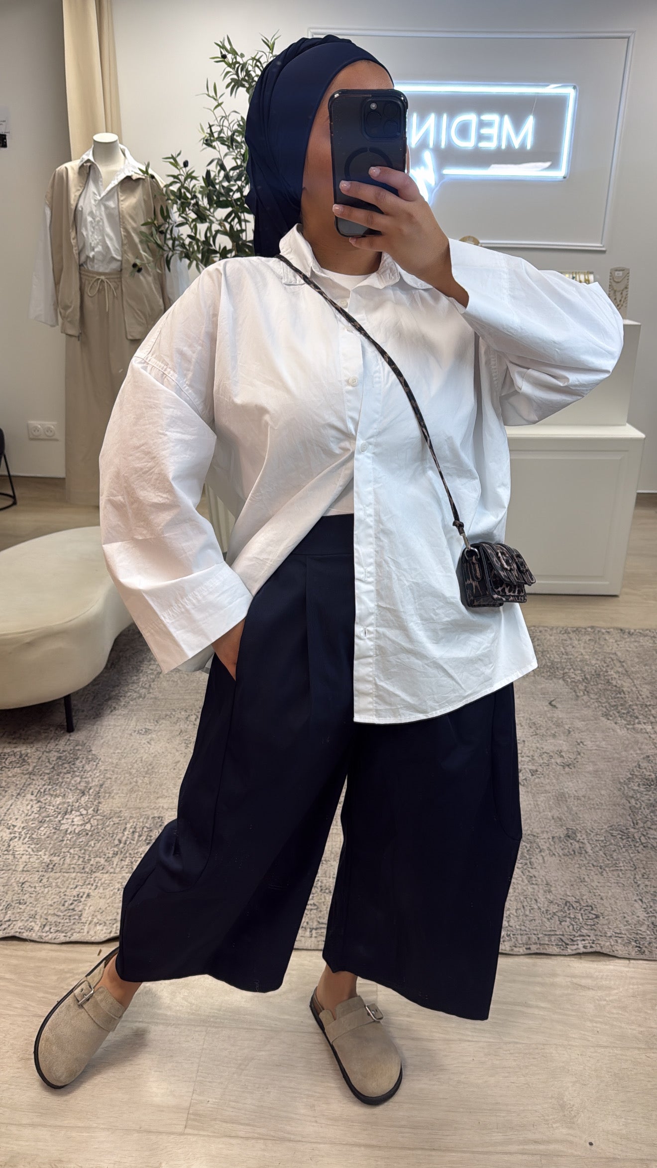PANTALON OVERSIZE [ bleu ]