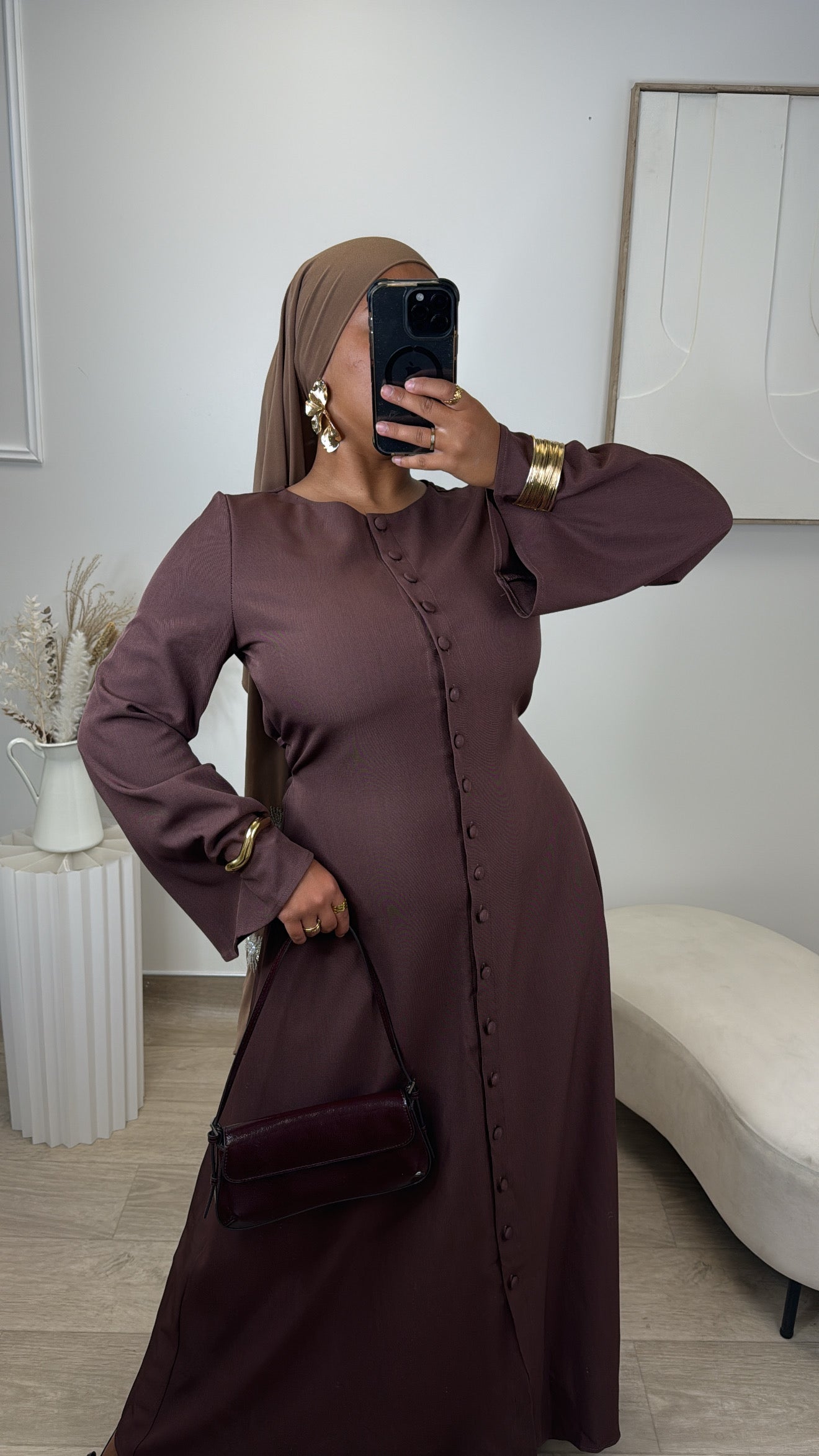 Robe Syana [ bordeau]