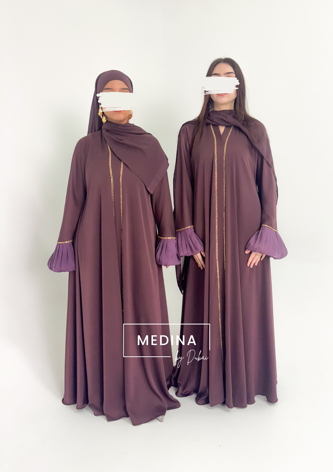 Abaya Majda [ violet ]