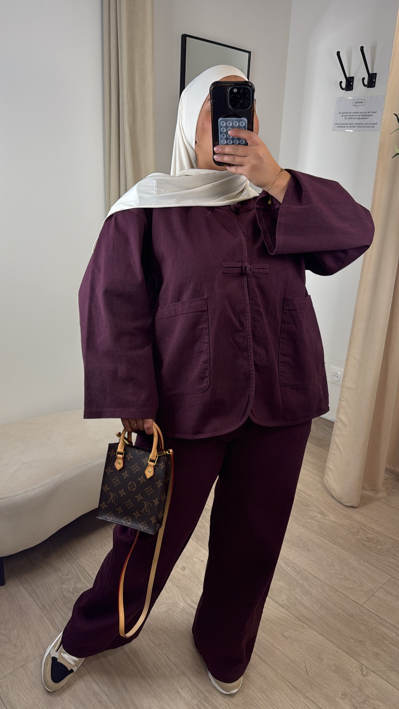 ENSEMBLE ARYA JEANS [ prune ]