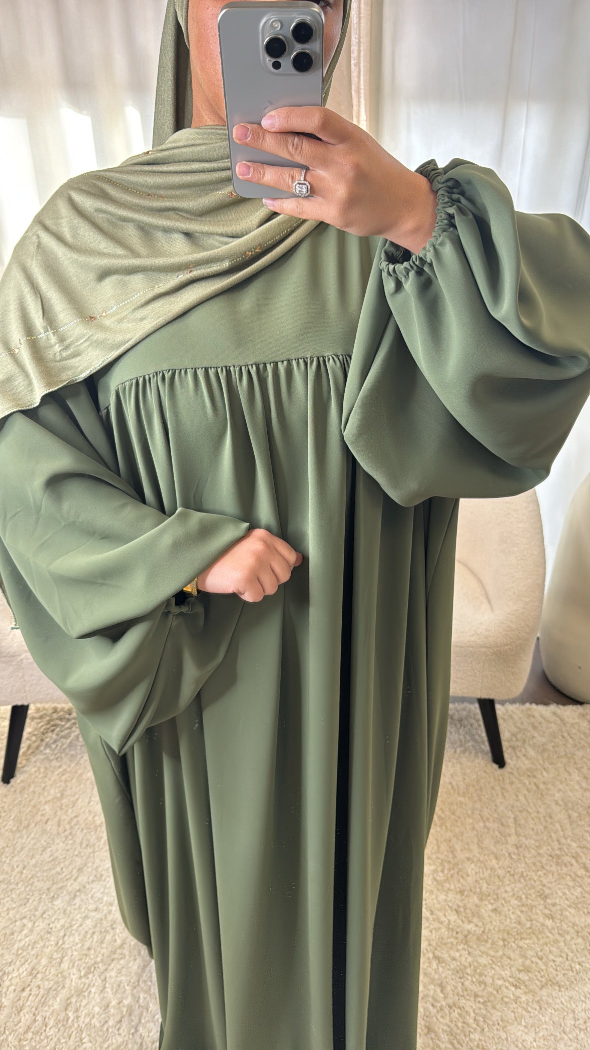Abaya Zayna [ kaki]