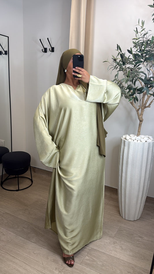 Abaya Talya Premium [ vert clair]