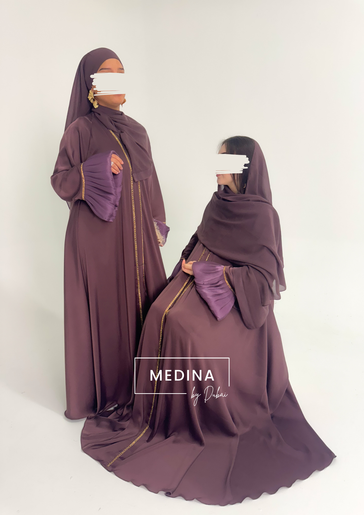 Abaya Majda [ violet ]