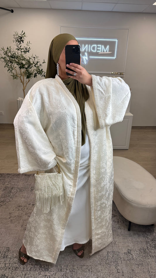 Sous robe en satin [ blanc ]