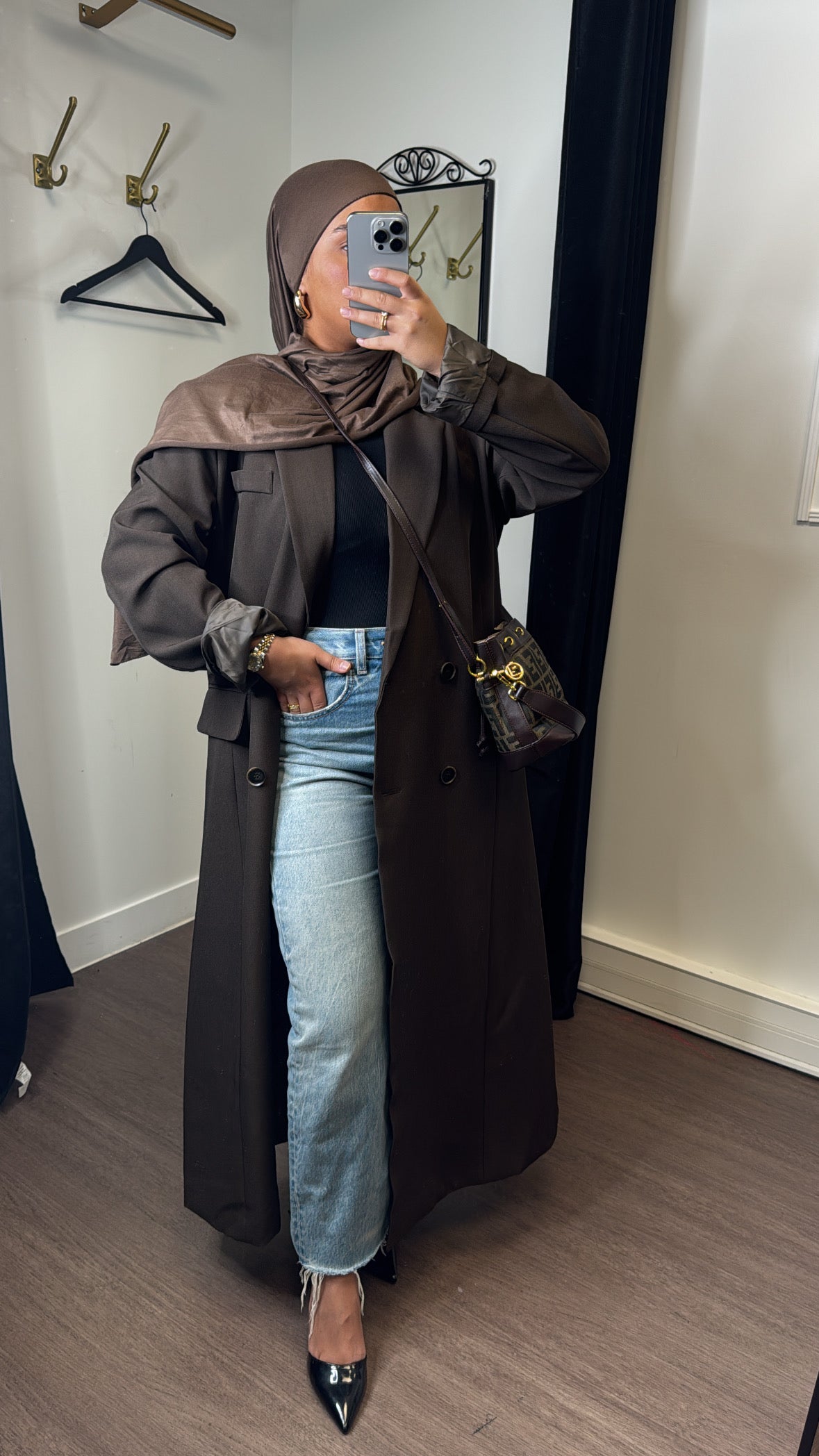 Manteau blazer [ marron]
