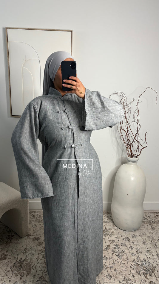 Ensemble Kimono Tokyo [ gris ]