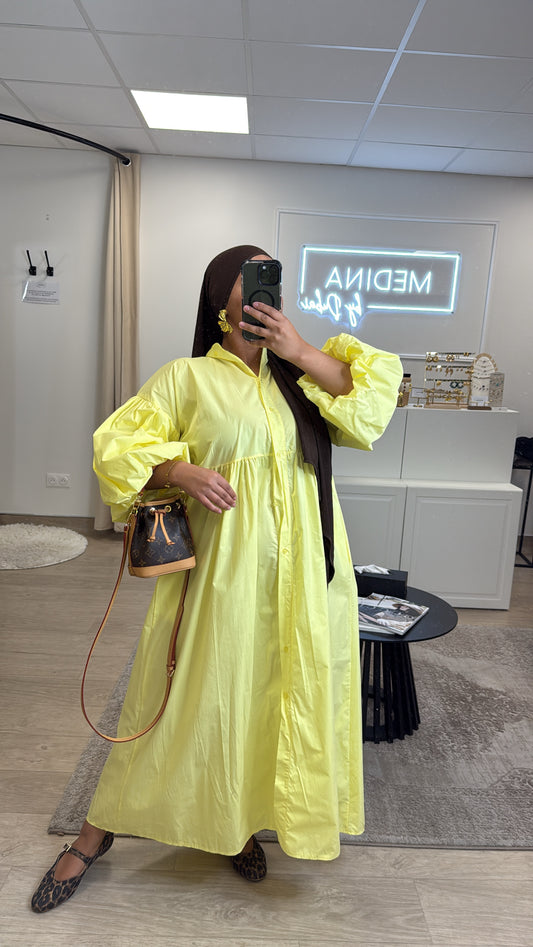 Robe Bouffante [ Jaune ]