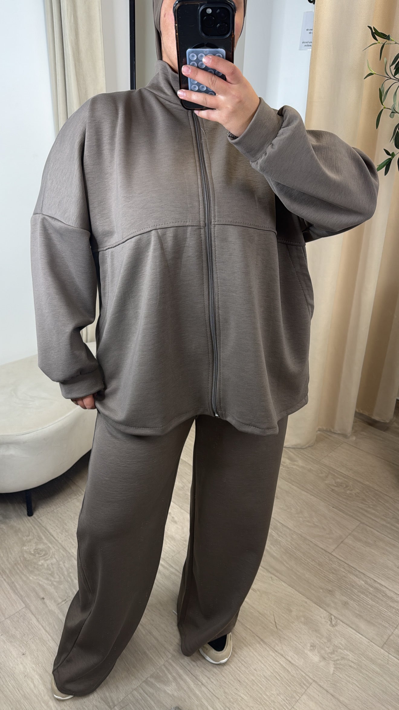 ENSEMBLE MANEL [ taupe ]