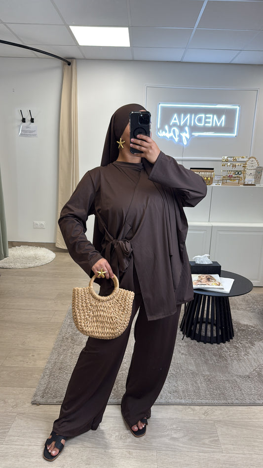 Burkini Sun 3 pièces [ marron ]