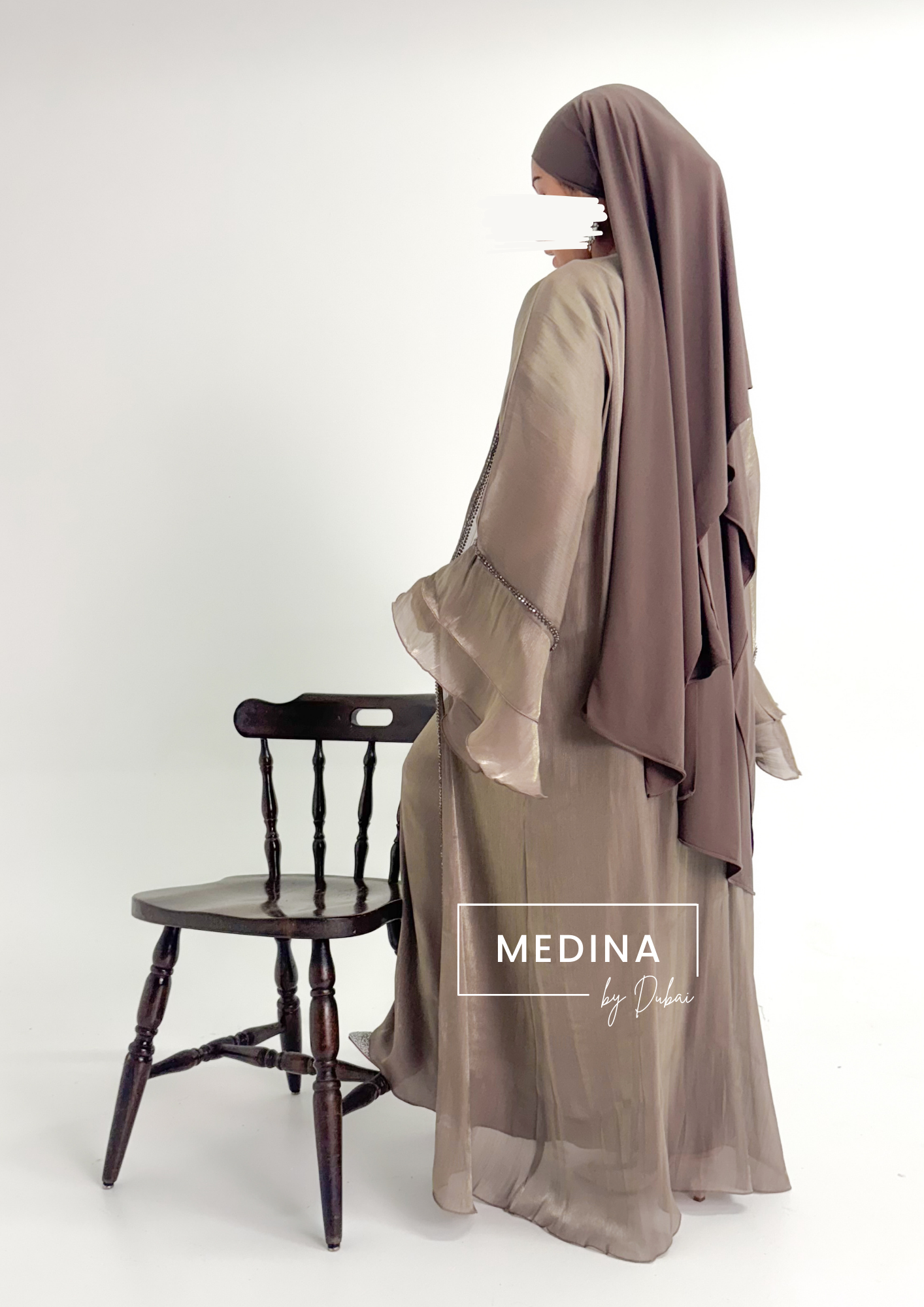 Abaya Tesnim [ taupe ]