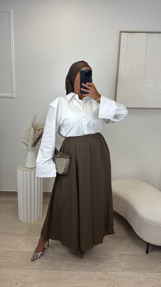 Jupe Premium luxe [ marron ]
