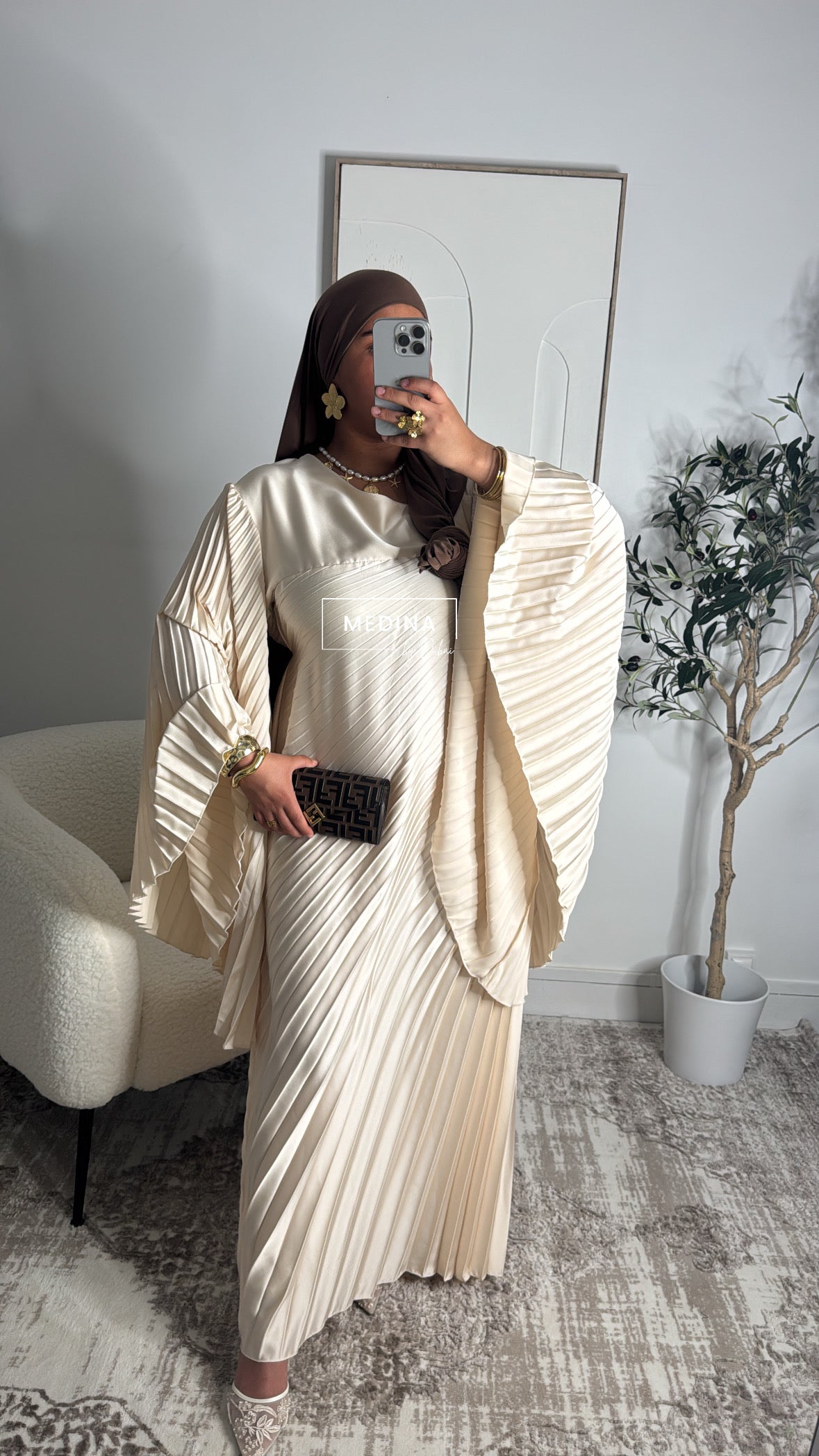 Robe Lila Farasha [ crème ]