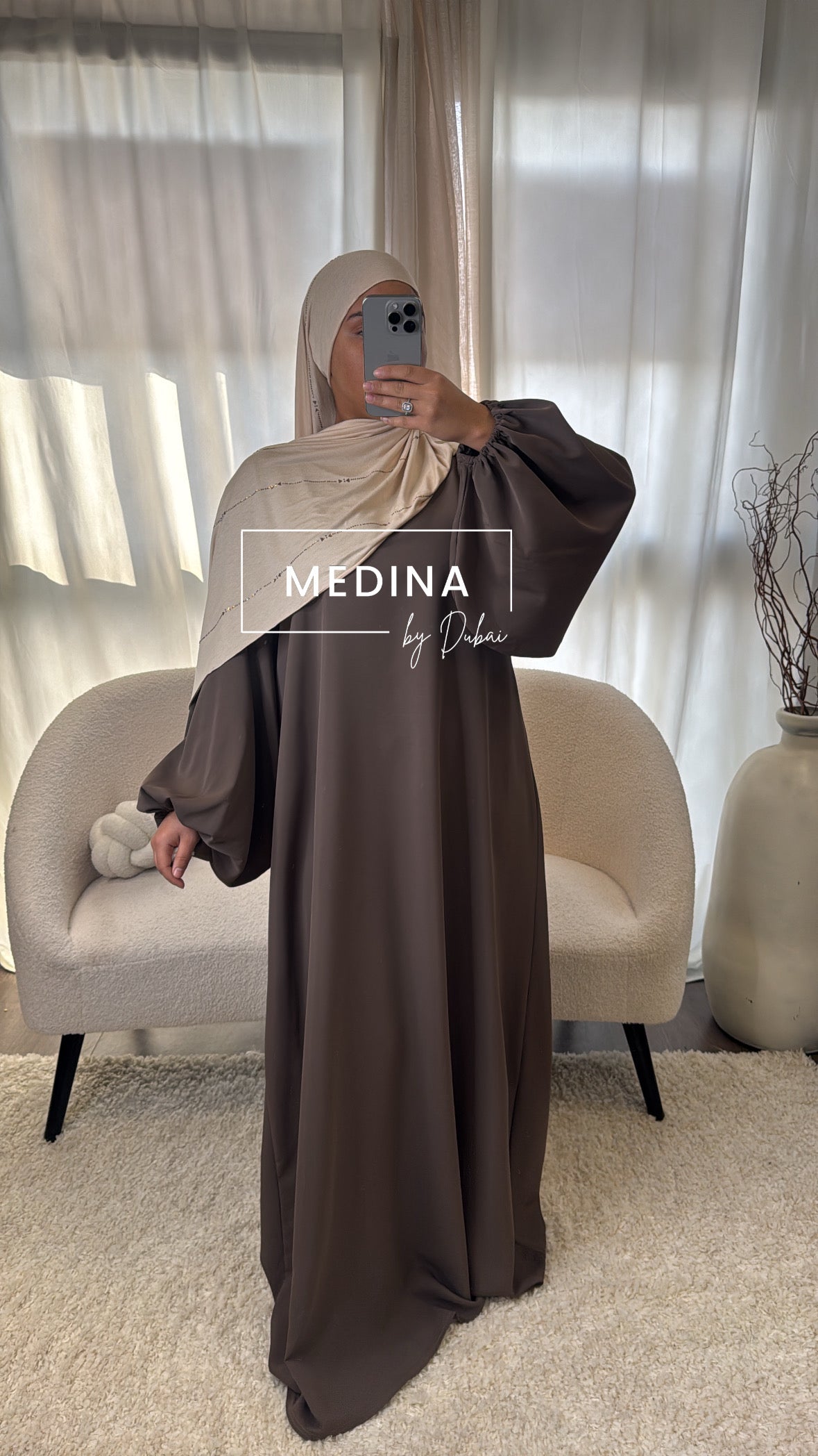 Abaya Yara [ taupe ]