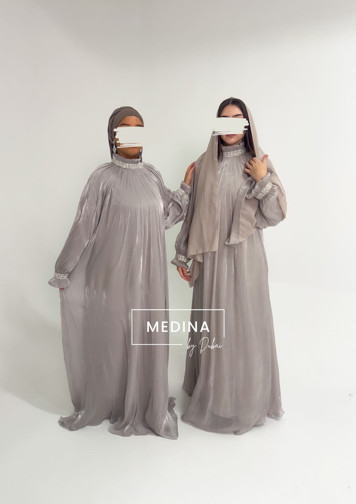 Robe Soumaya [ argenté ]