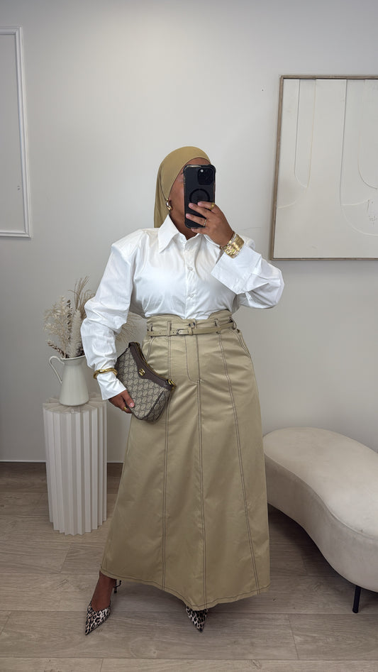 Jupe Trench [ camel ]