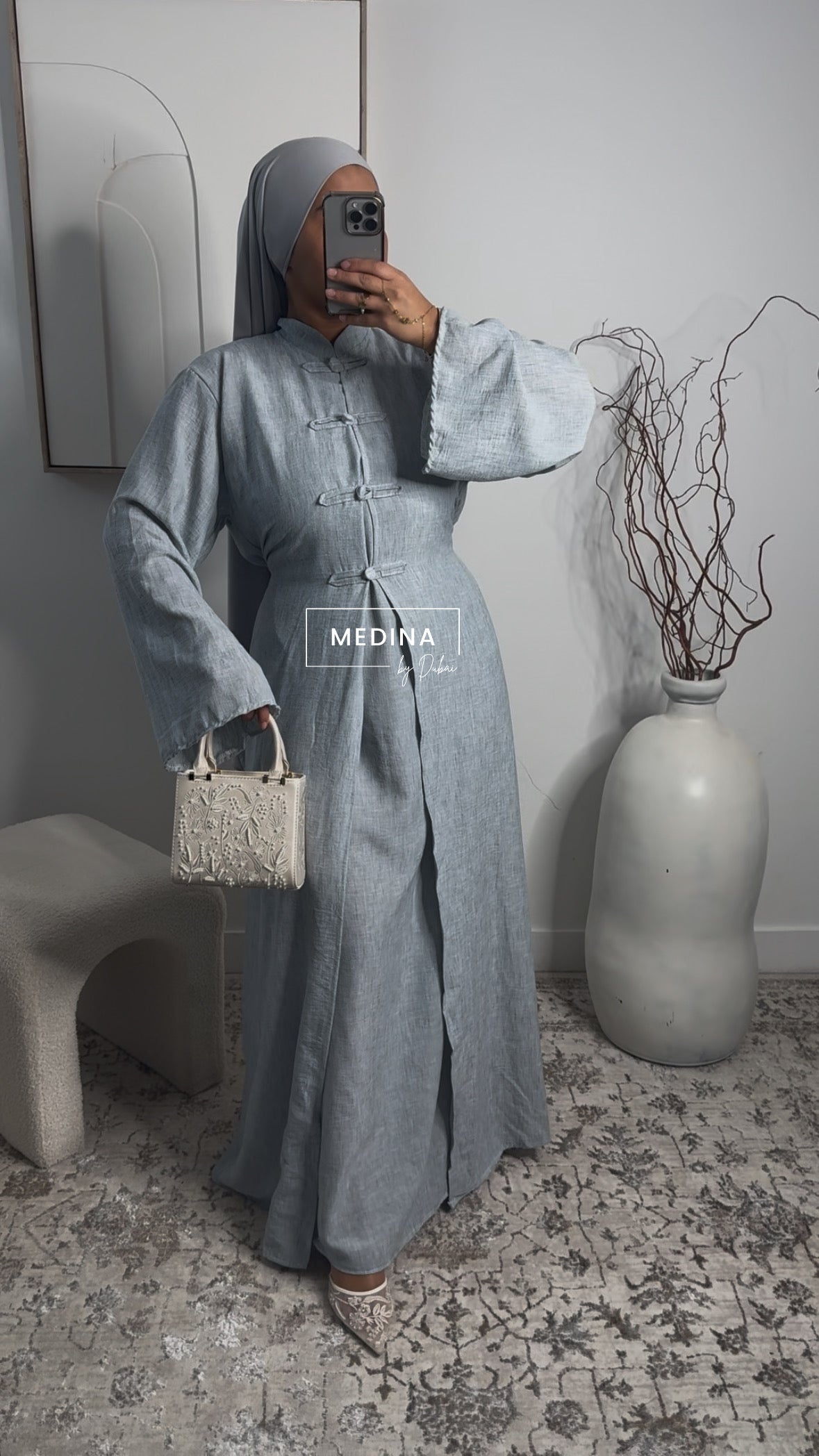 Ensemble Kimono Tokyo [ bleu ]
