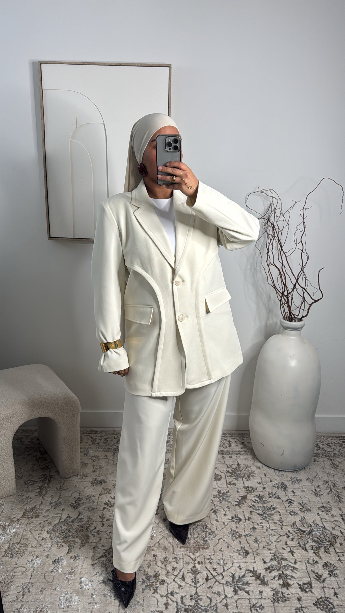 Pantalon Ryta [ crème ]