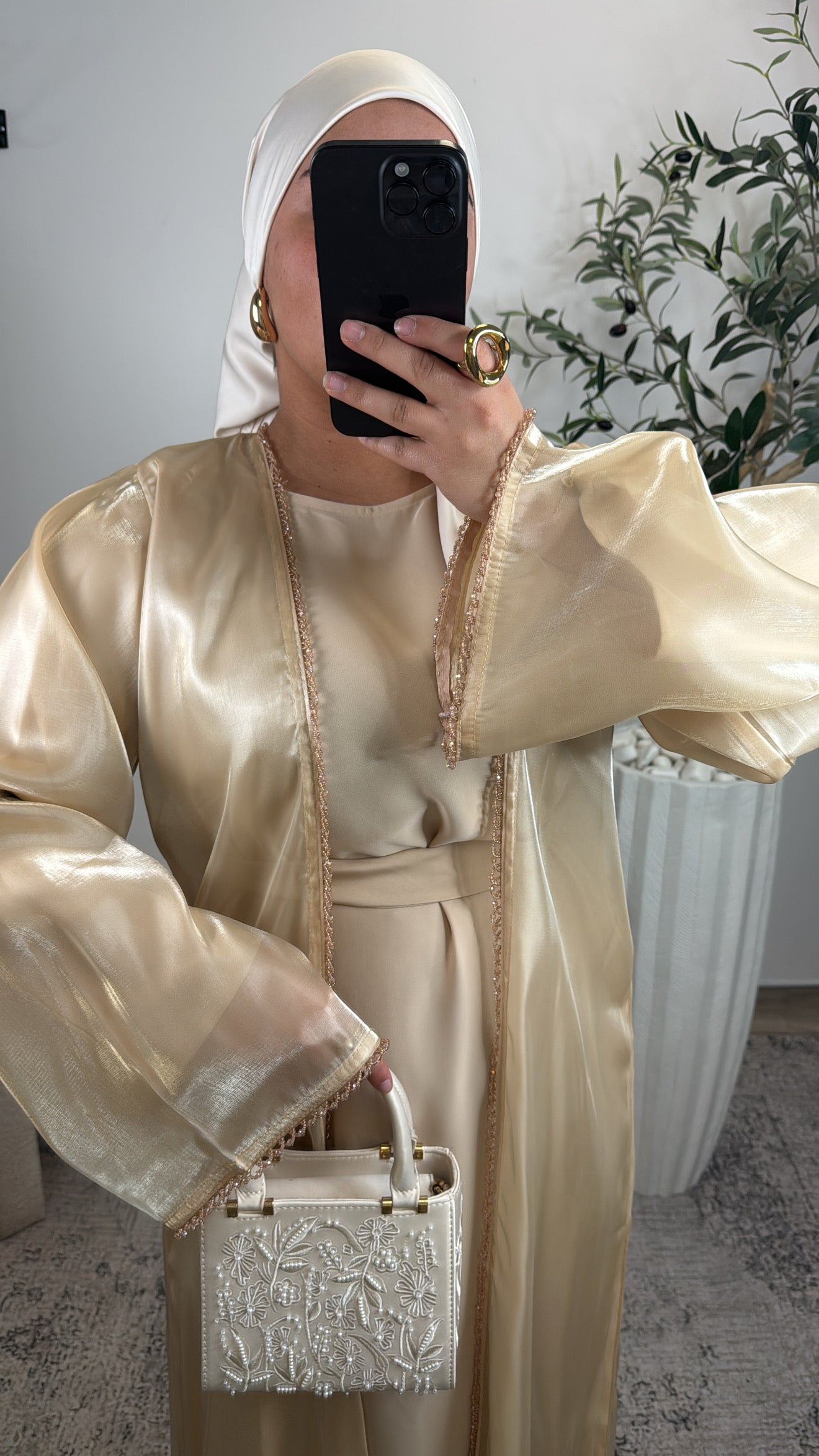 ABAYA CHEMS [ beige ]