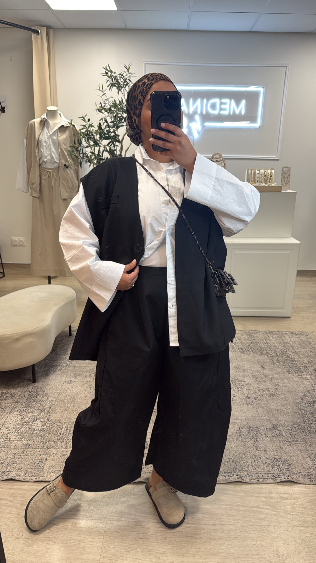 PANTALON OVERSIZE [ noir ]