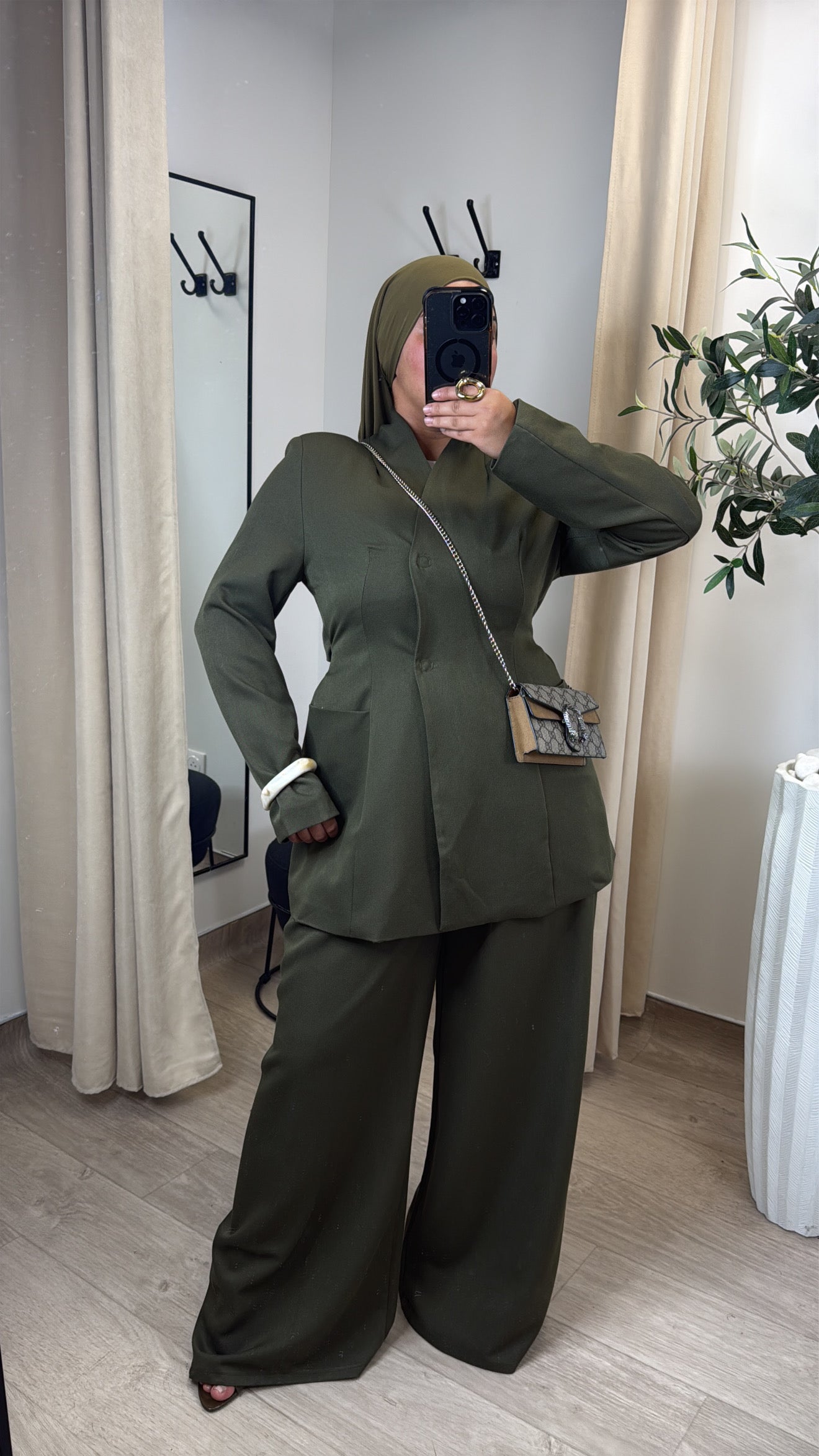 Ensemble blazer Sahra [ kaki ]