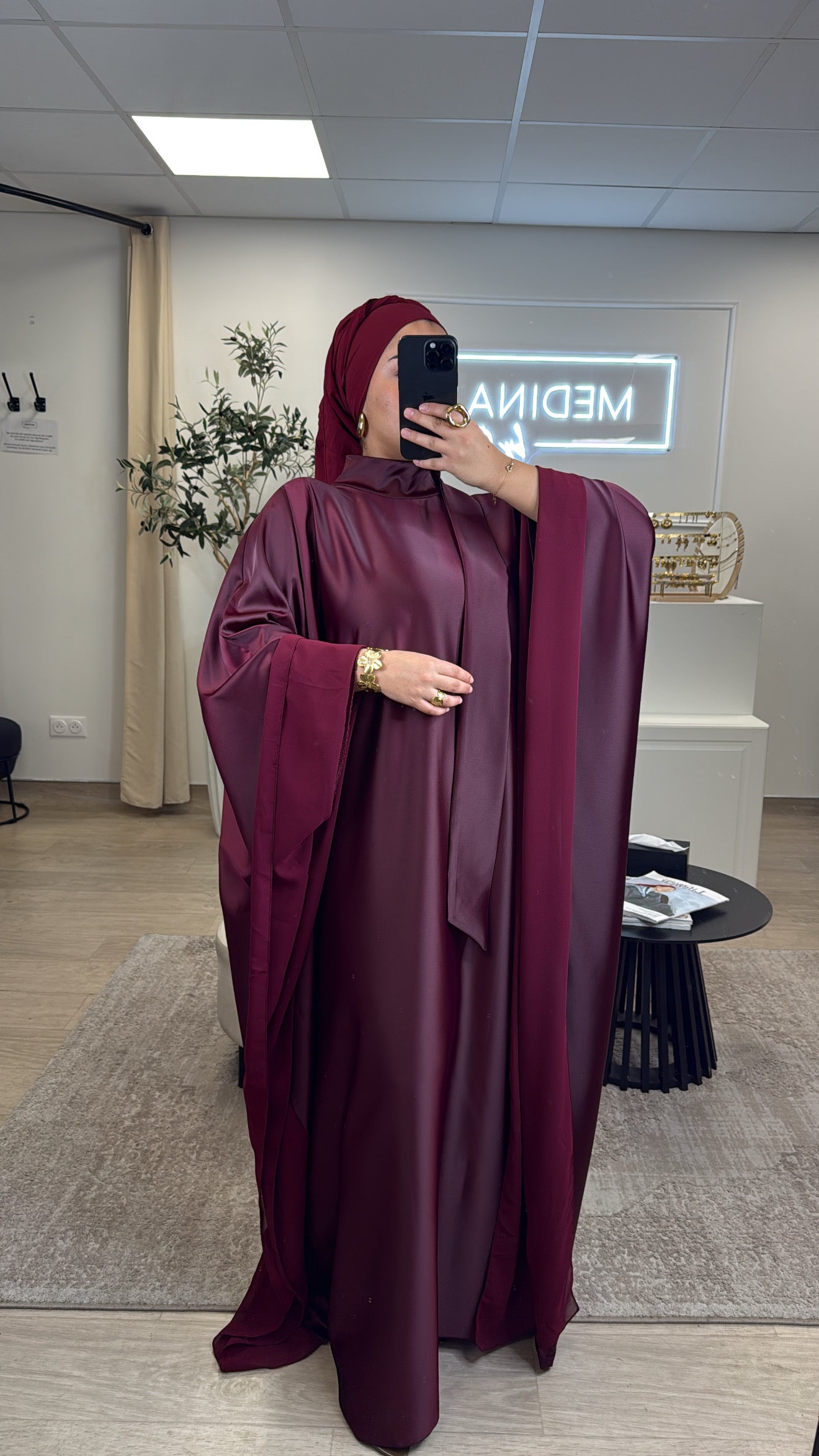 ROBE PREMIUM MYRA [ Bordeau]