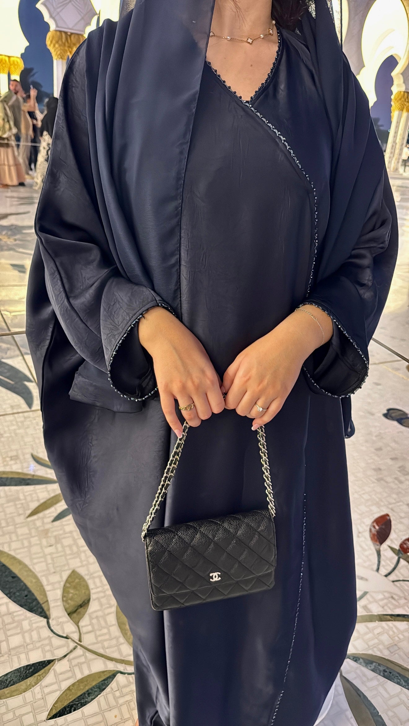 ABAYA MALAYKA [ bleu ]