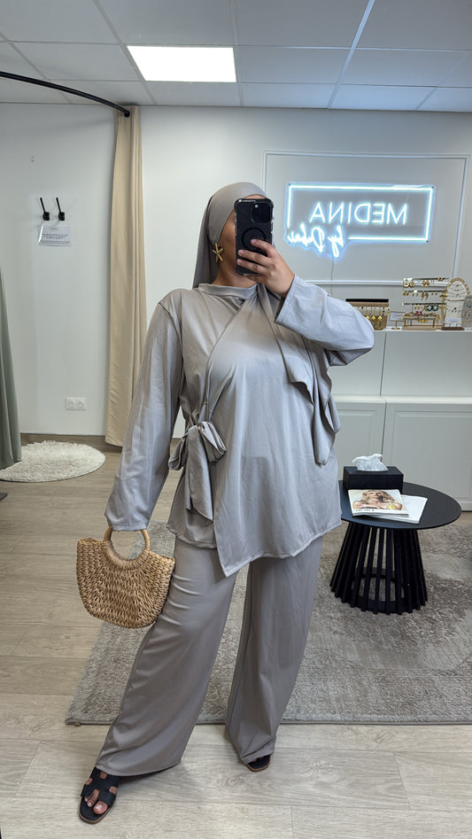 Burkini Sun 3 pièces  [ taupe ]