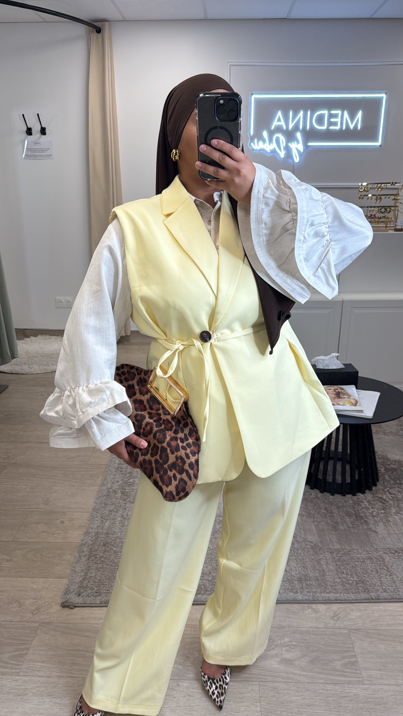 Blazer Premium sans manche [ jaune ]