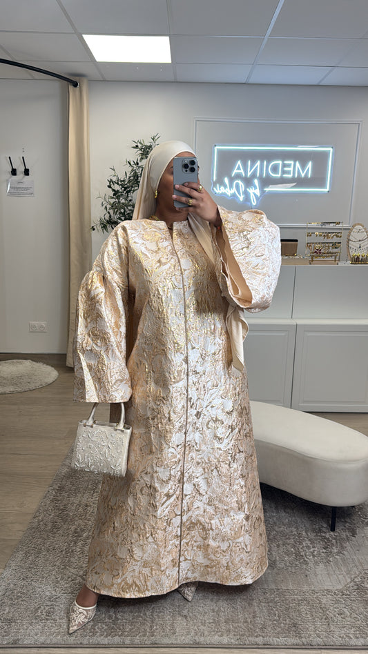 Robe brocard Premium Dania [ crème ]