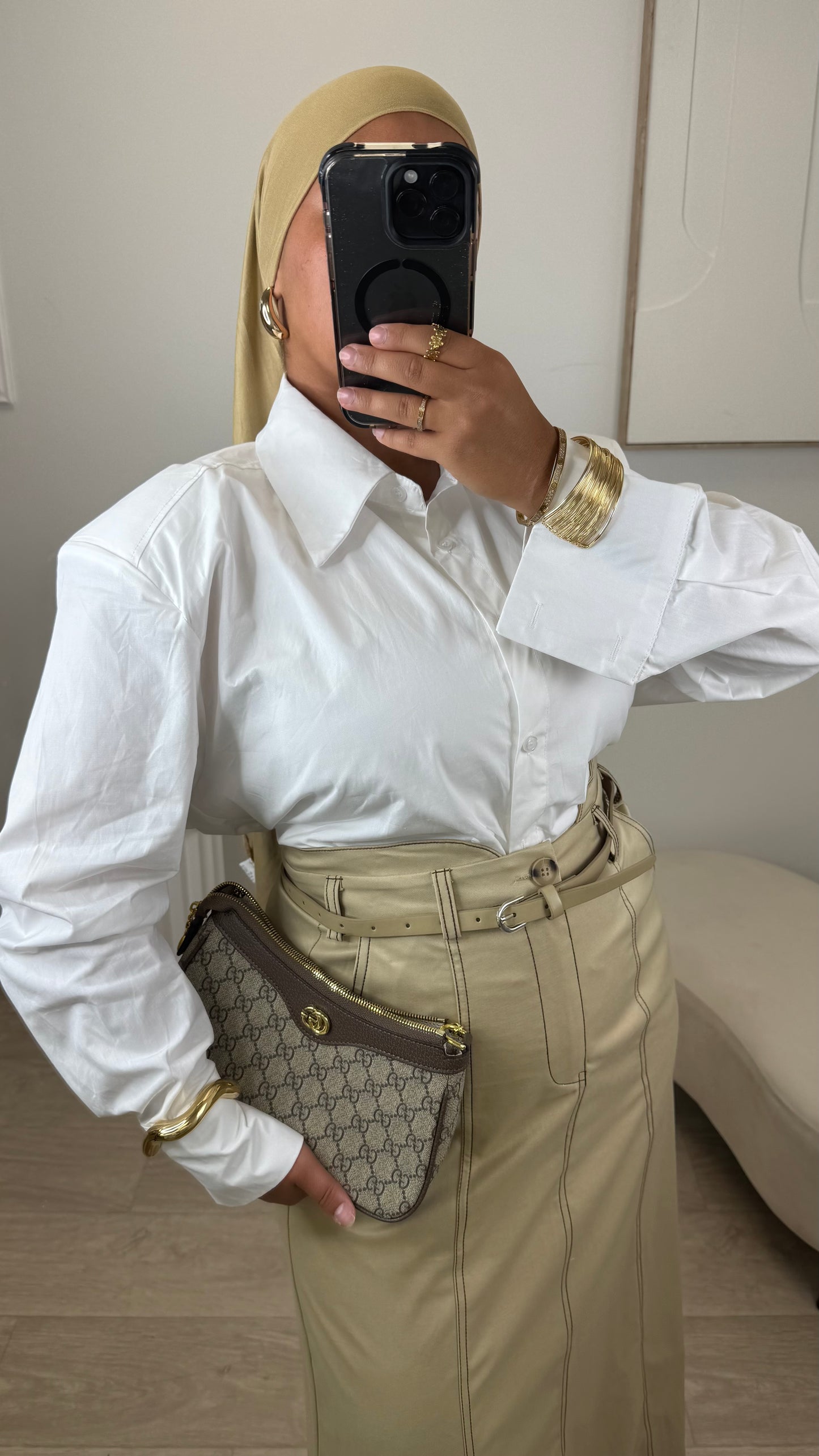 Chemise cintré Lara [ blanc ]
