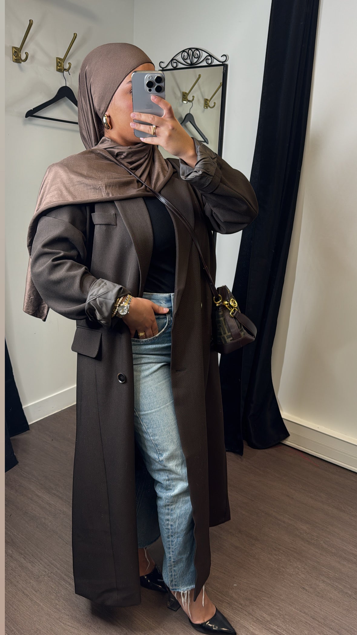 Manteau blazer [ marron]