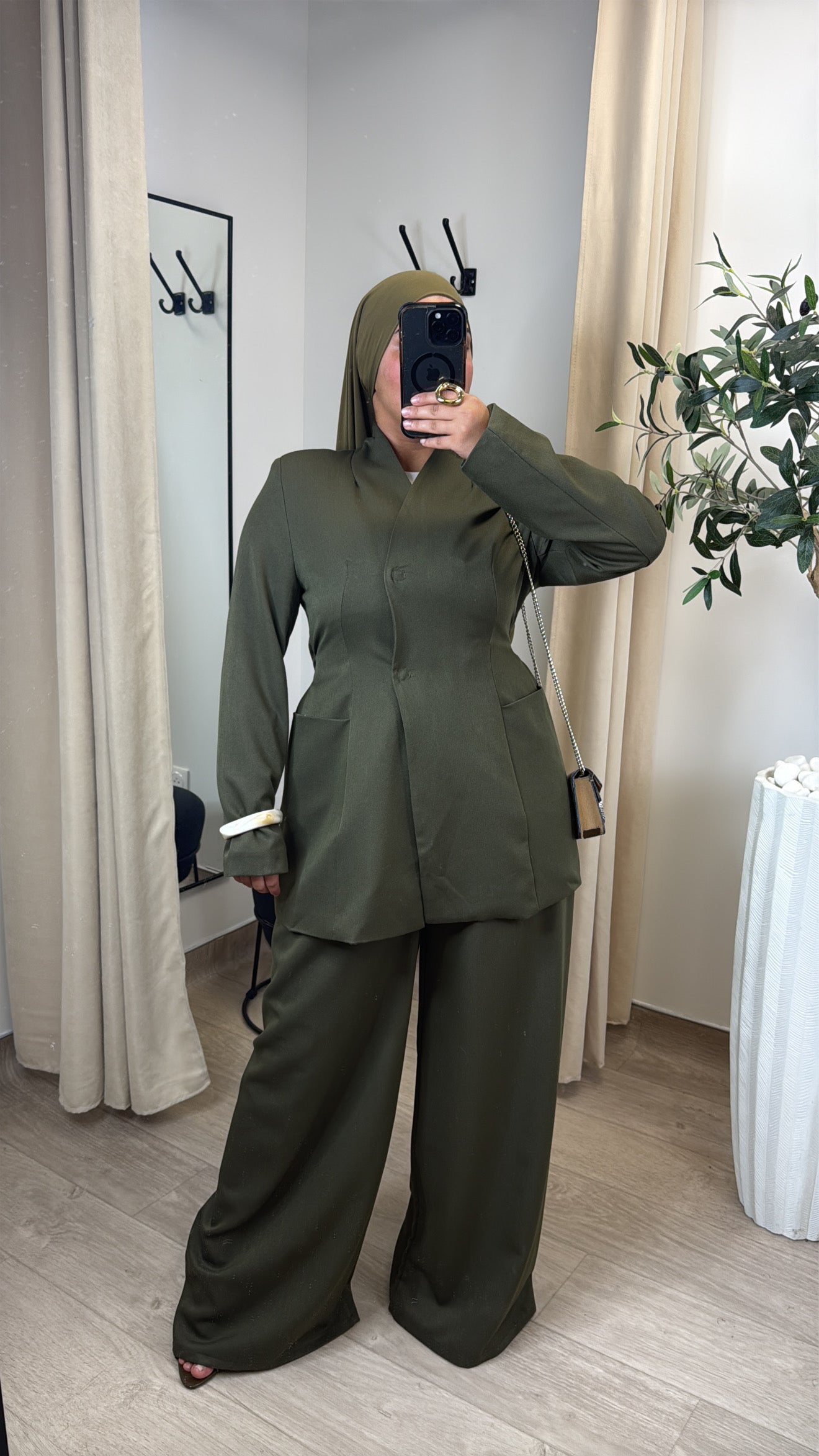 Ensemble blazer Sahra [ kaki ]