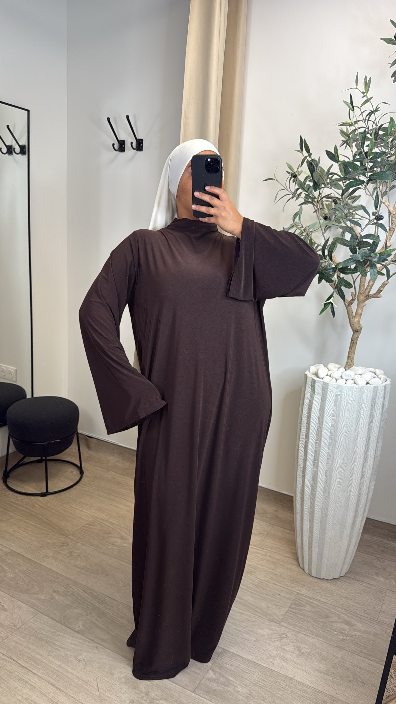 Abaya Jersey Premium [ choco]