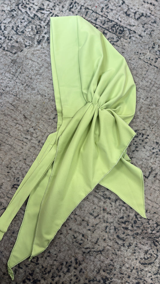 Bonnet de bain avec élastique [ vert ]