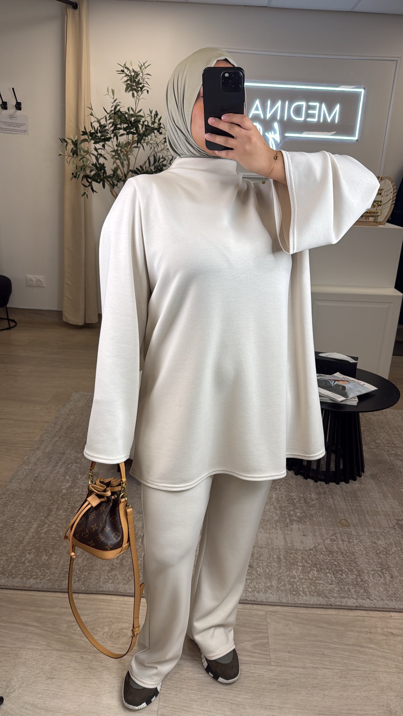 ENSEMBLE CLASSY [ crème ]