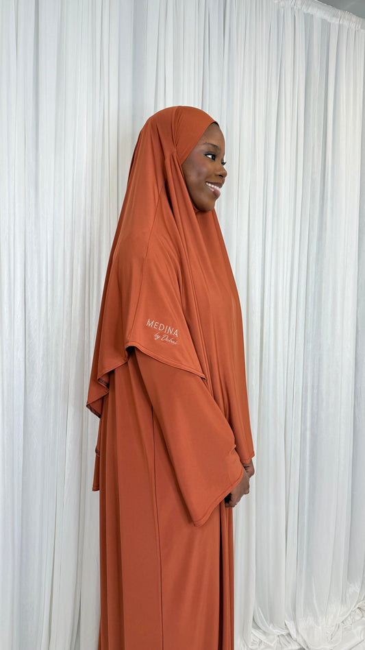 SIGNATURE JERSEY PREMIUM BRODÉ [ terracota ]