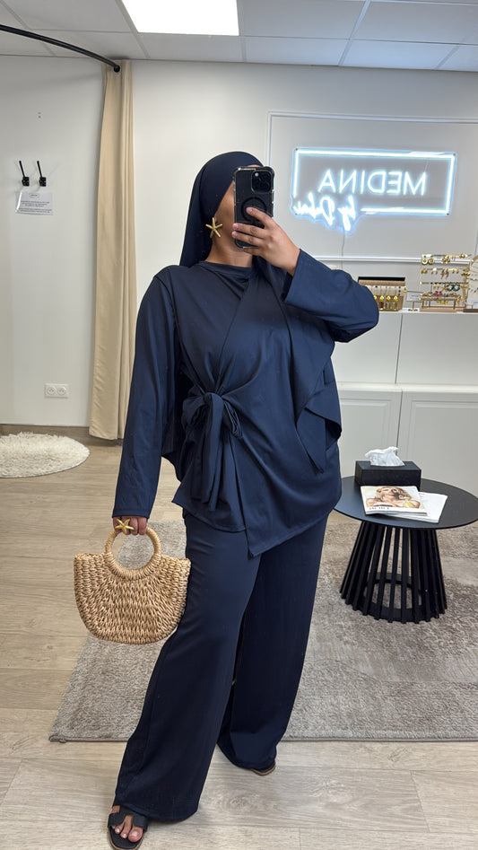 Burkini Sun 3 pièces [ bleu nuit ]
