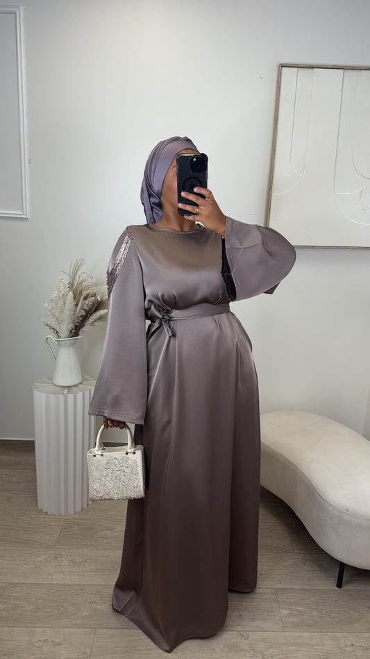 Robe Chloé [ Taupe ]