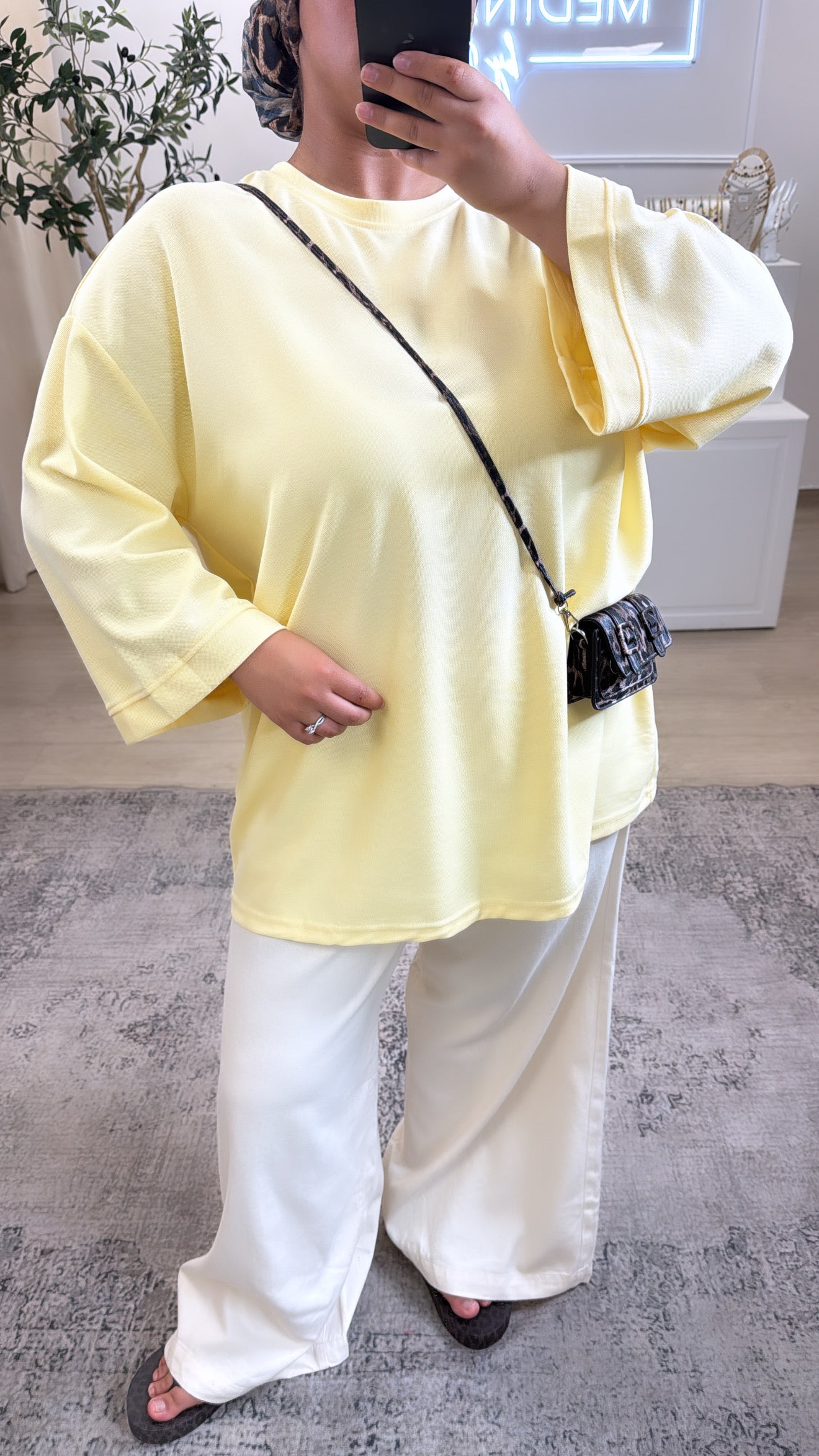 T-SHIRT MANCHE LONGUE RESPIRANT [ Jaune ]