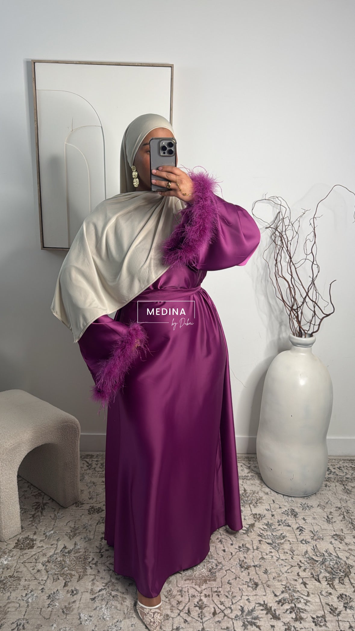 Robe Premium Plume [ violet ]