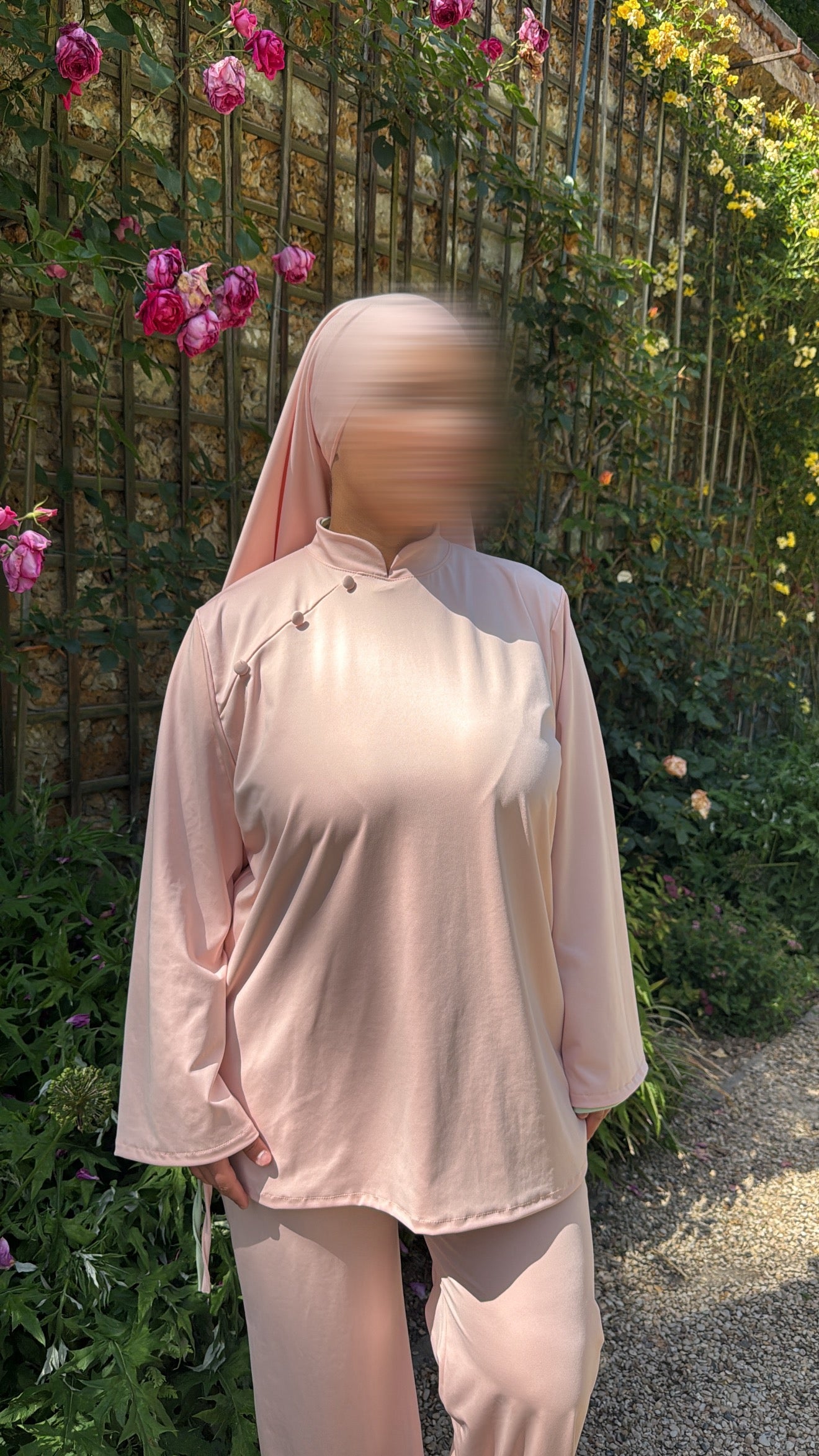 Burkini Premium 3 pièces à bouton [ barbe à barbe papa ]