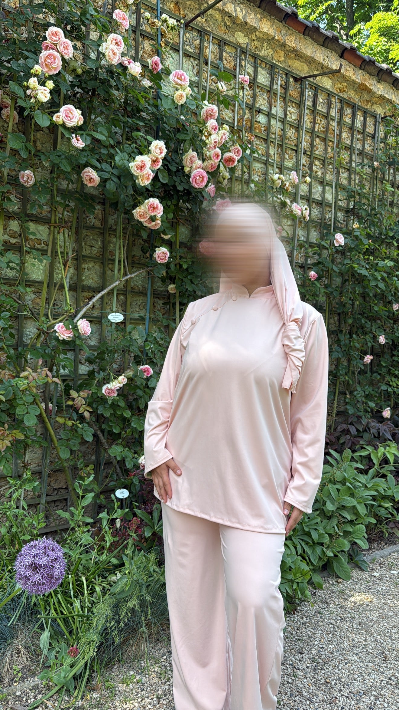 Burkini Premium 3 pièces à bouton [ barbe à barbe papa ]