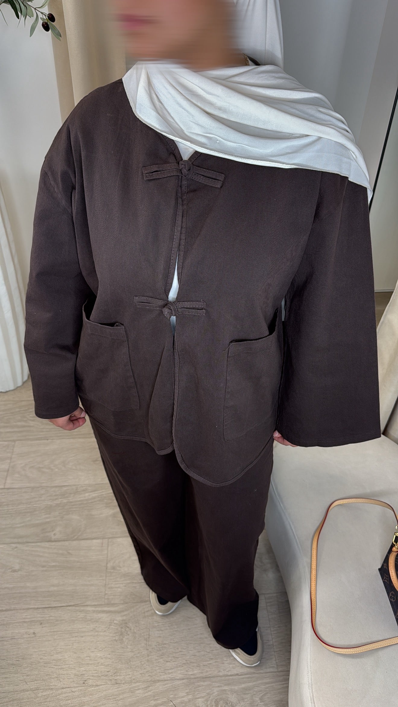 ENSEMBLE ARYA JEANS [ choco ]