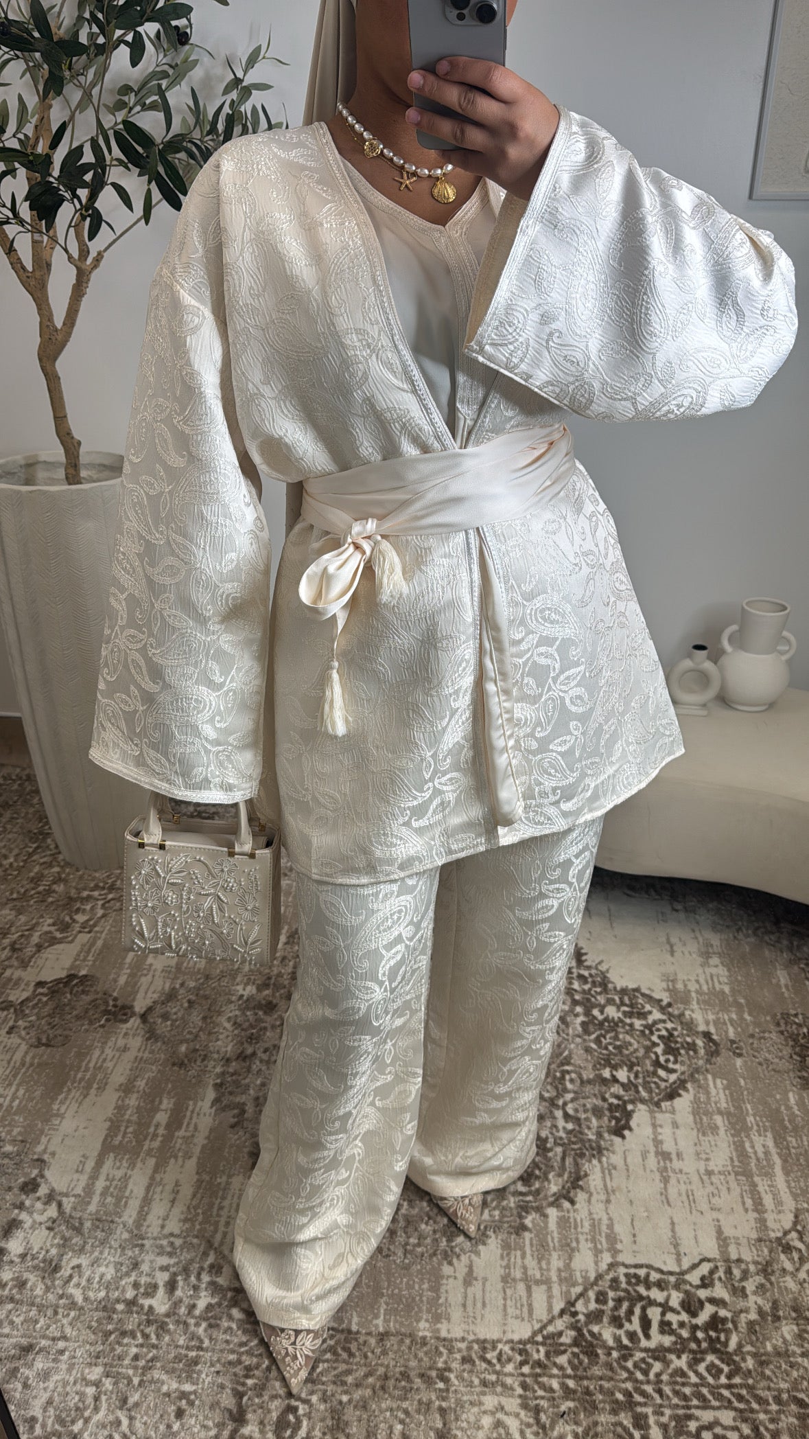 Ensemble Brocard Mia luxe [ crème ]